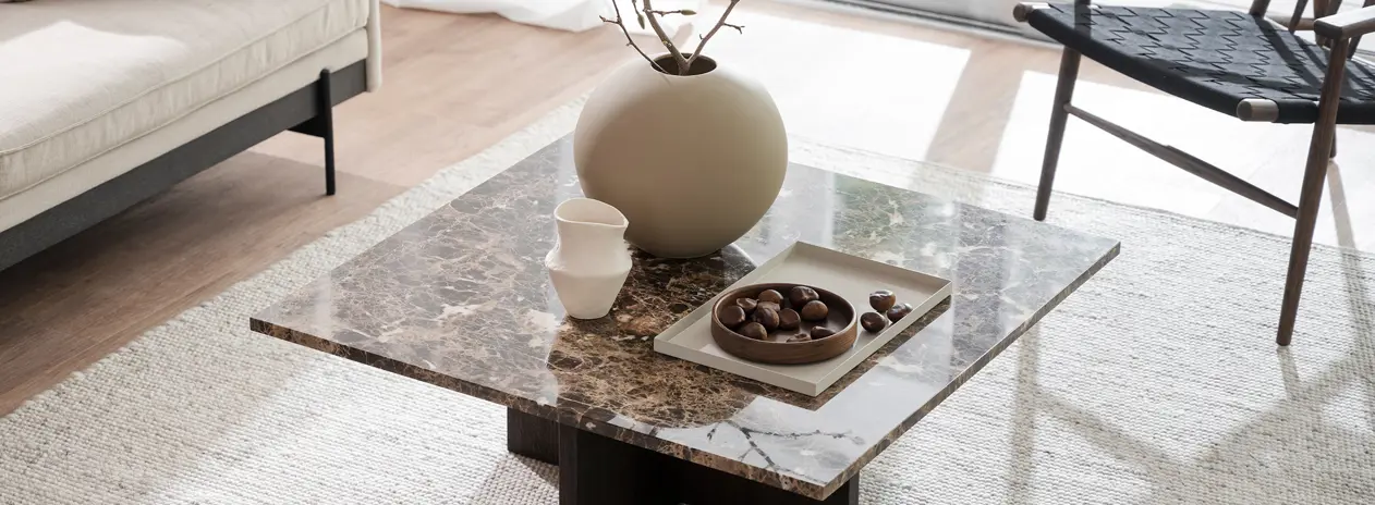 Brooksville brown coffee table.