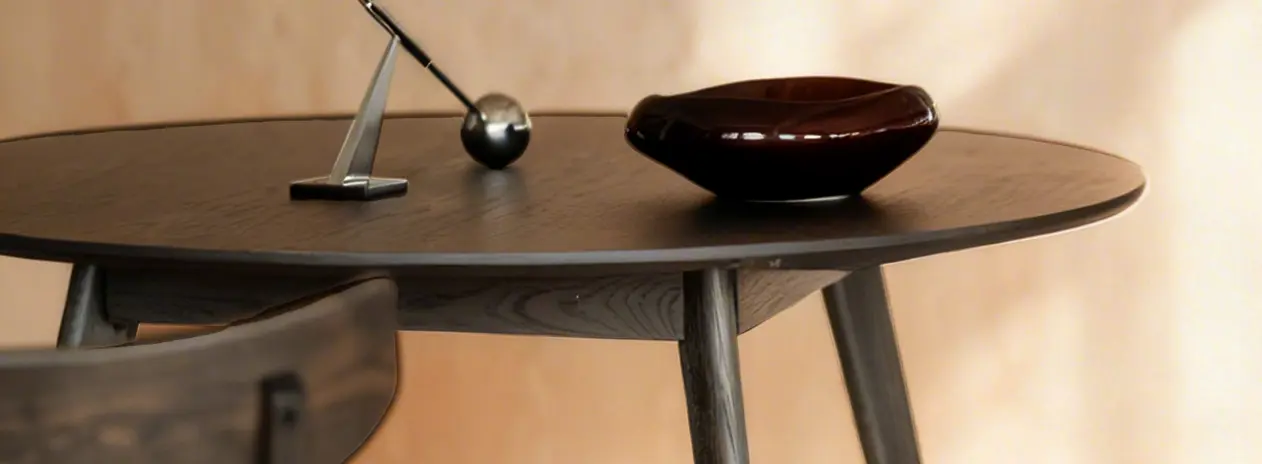 Closeup yumi dining table brown 119212.