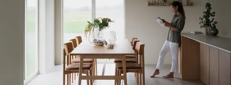 Dining table plainfield kitchen.