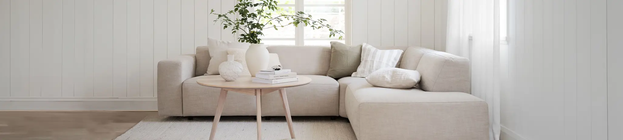 Elroy corner sofa yumi coffee table.