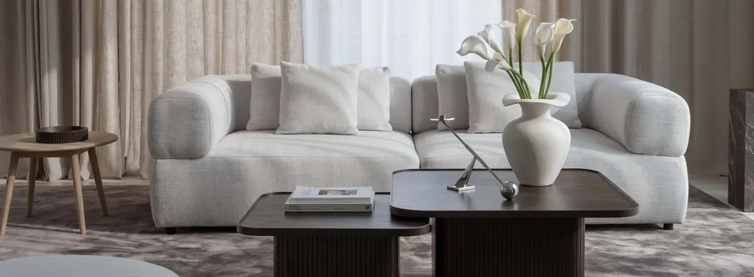 Falkner sofa Sullivan coffee table.