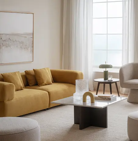 Falkner sofa yellow brooksville coffee table.