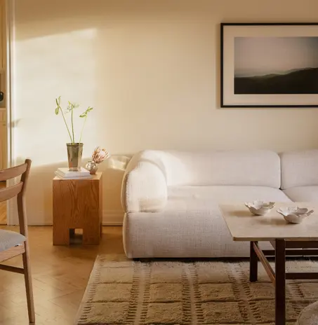 Living room at Isabelle Kvist.