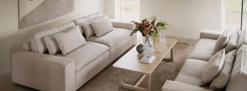 Rawlins sofa Sandra fabric Driscoll coffee table ww.