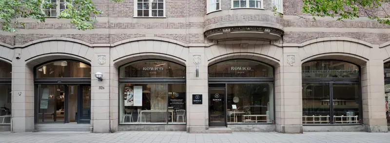 Showroom stockholm street birger jarlsgatan 32.