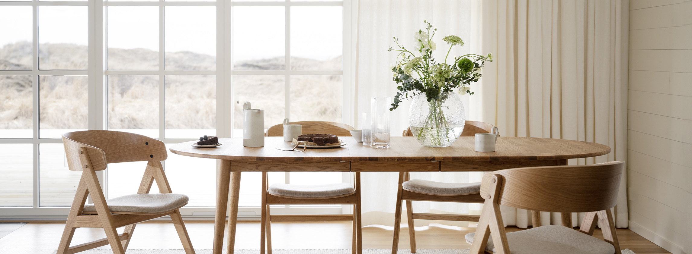 Tyler dining table oak waterton chair oak.