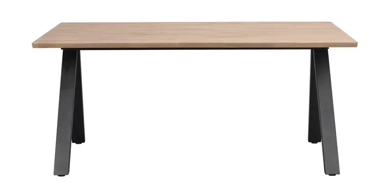 Carradale matbord 170 ek/V-ben svart metall A.