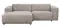 Willard soffa 3-sits med schäslong V beige tyg (k1) b