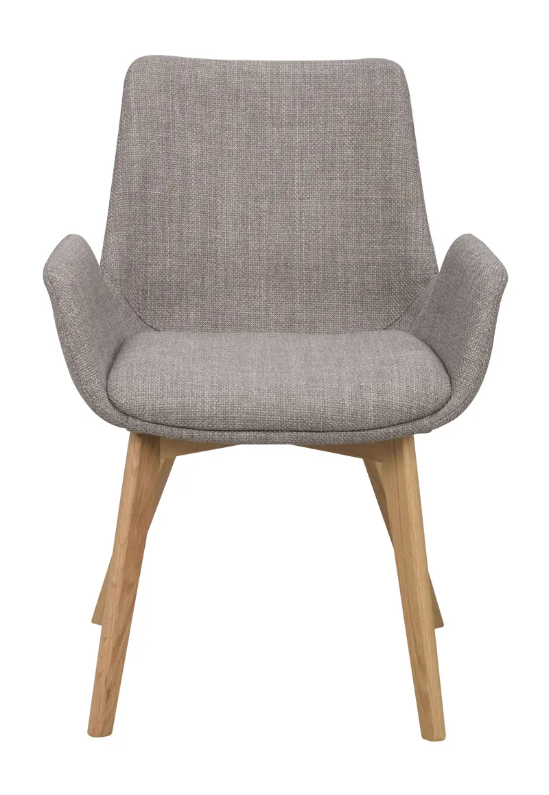 Drimsdale stol grått tyg/ekben a.