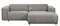 Willard soffa 3-sits med schäslong H grå-beige tyg (k1) a