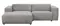 Willard soffa 3-sits med schäslong V grå-beige tyg (k1) a