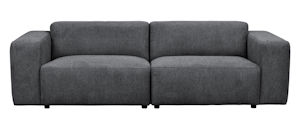 Produktbild Willard soffa 3-sits mörkgrått tyg (k1) b