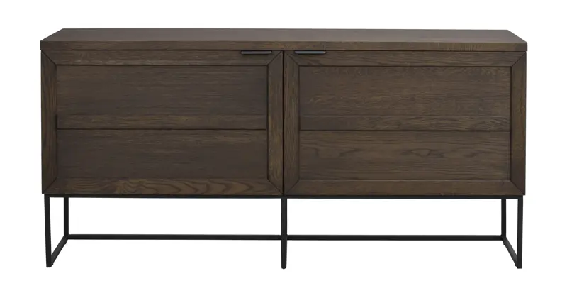 Everett sideboard 160 brun ek/svart a.