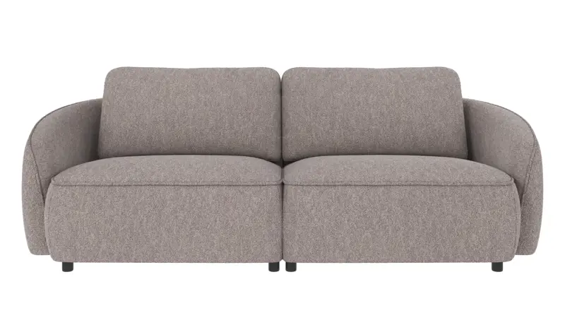 124960 b sb A Norris sofa 3-seater grey fabric Alice #149 (c4).