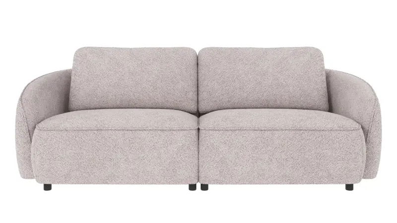 124610 b sb A Norris sofa 3-seater light grey fabric Anna #15 (c3).