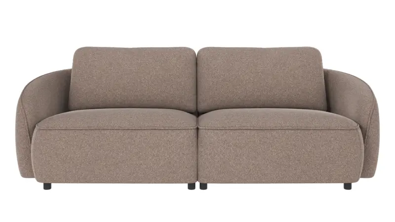 124650 b sb A Norris sofa 3-seater beige fabric Brenda #34 (c1).