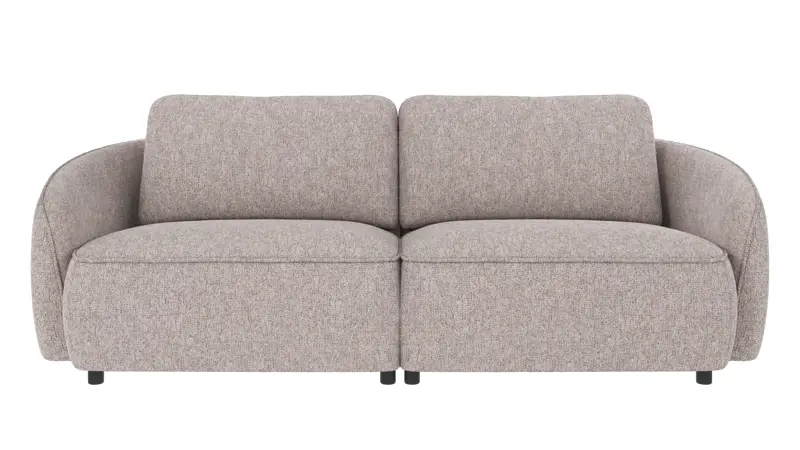 124770 b sb A Norris sofa 3-seater grey fabric Max #108 (c2).