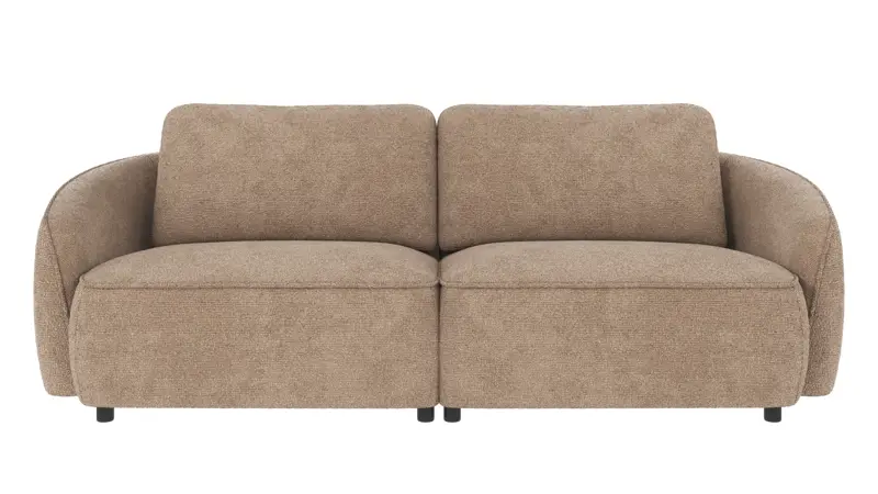 124920 b sb A Norris sofa 3-seater grey-beige fabric Robin #109 (c3).