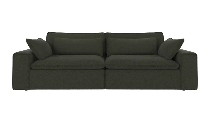 122712 b sb A Rawlins sofa 3-seater Maxi green fabric Alice #162 (c4).