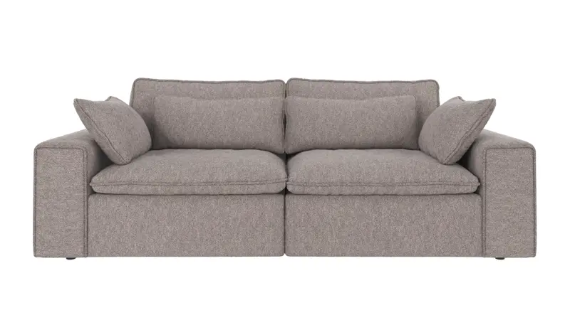 122910 b sb A Rawlins sofa 3-seater grey fabric Alice #149 (c4).