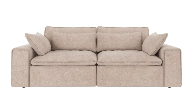 122931 b sb A Rawlins sofa 3-seater light beige fabric Greg #3 (c2).