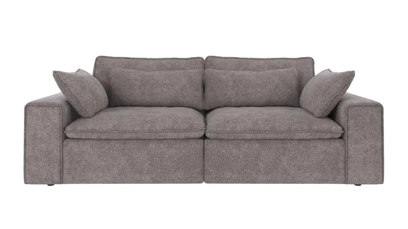 122934 b sb A Rawlins sofa 3-seater grey fabric Greg #18 (c2).