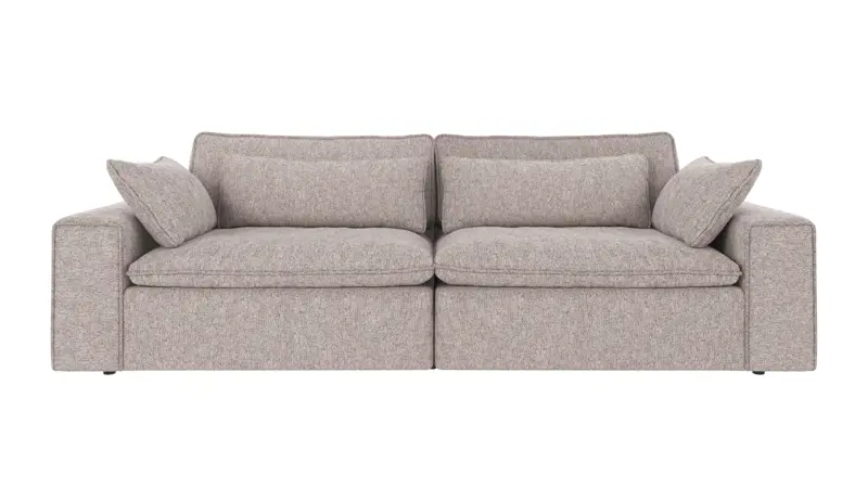 122690 b sb A Rawlins sofa 3-seater Maxi grey fabric Max #180 (c2).