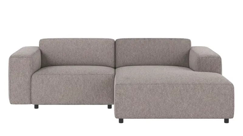 121672 b sb A Willard sofa 3-seater-chaise longue R grey fabric Alice #149 (c4).