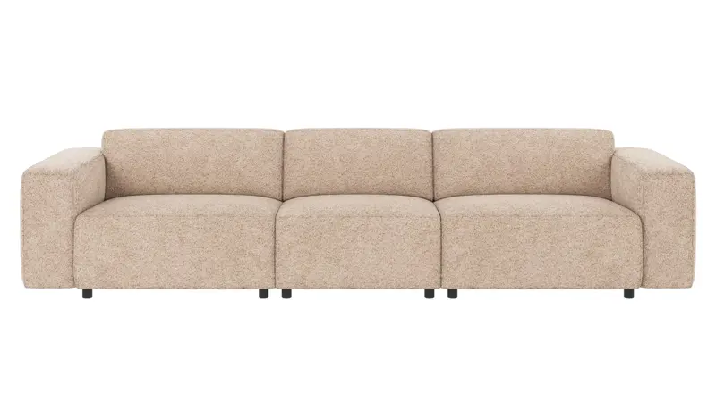 121891 b sb A Willard sofa 4-seater light beige fabric Anna #2 (c3).
