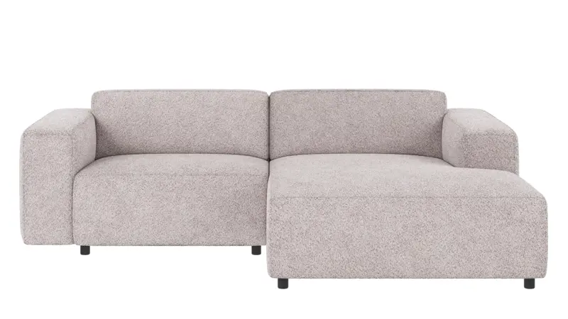 121922 b sb A Willard sofa 3-seater-chaise longue R light grey fabric Anna #15 (c3).