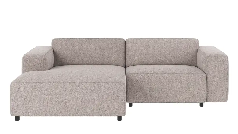 121584 b sb A Willard sofa 3-seater-chaise longue L grey fabric Max #180 (c2).