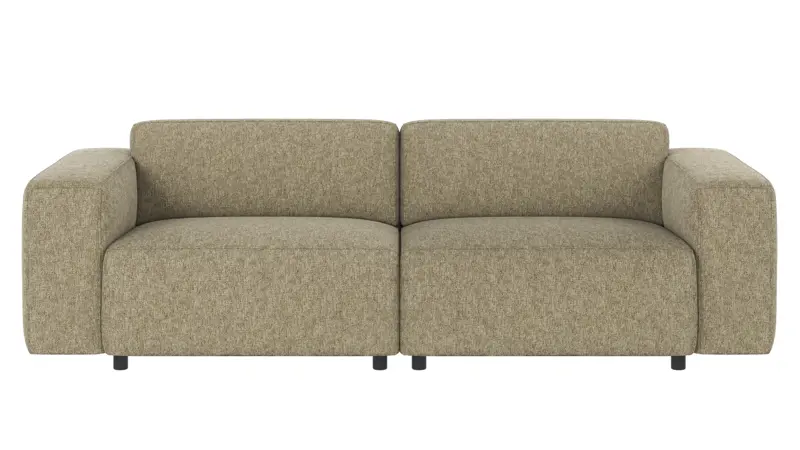 121560 b sb A Willard sofa 3-seater green fabric Max #55 (c2).