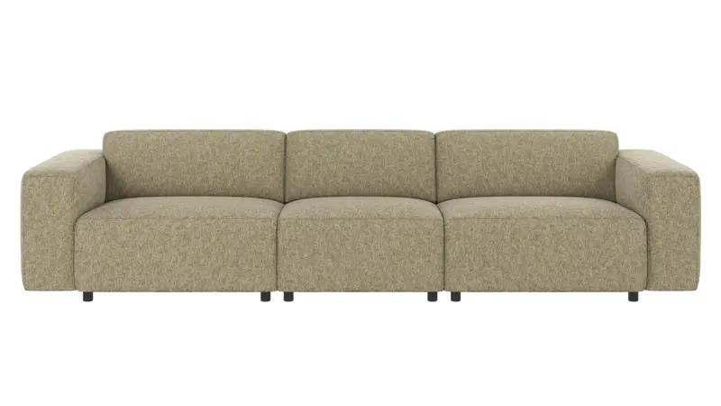 121561 b sb A Willard sofa 4-seater green fabric Max #55 (c2).