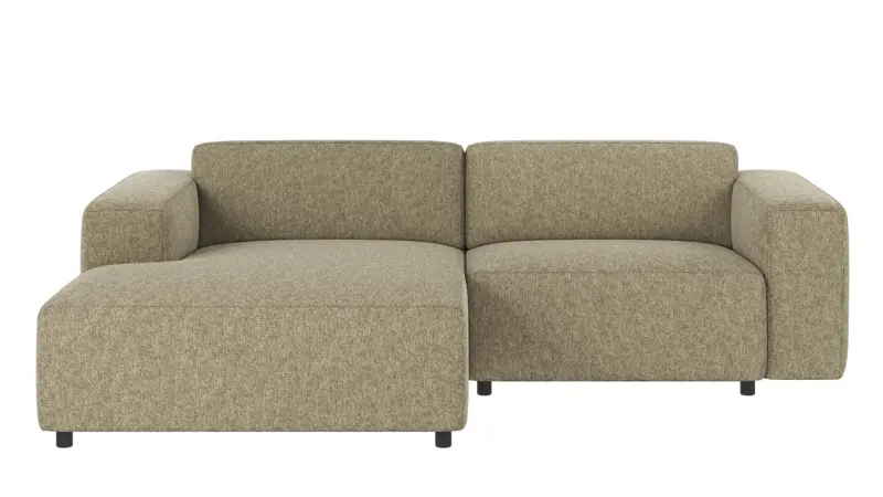 121564 b sb A Willard sofa 3-seater-chaise longue L green fabric Max #55 (c2).