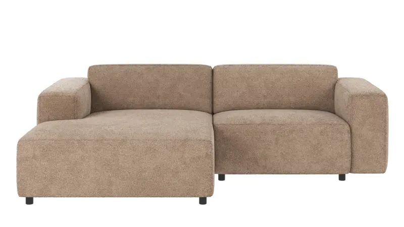 121634 b sb A Willard sofa 3-seater-chaise longue L grey-beige fabric Robin #109 (c3).