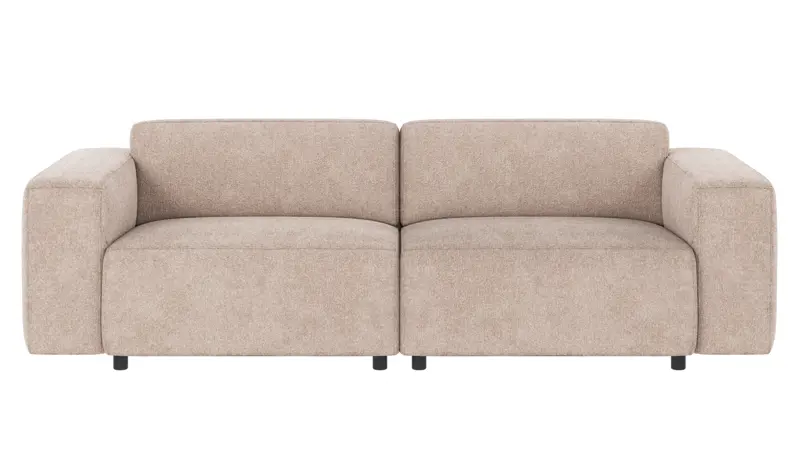 121840 b sb A Willard sofa 3-seater light beige fabric Greg #3 (c2).