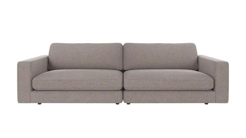 122144 b sb A Duncan sofa 3-seater grey-beige fabric Brenda #7 (c1).