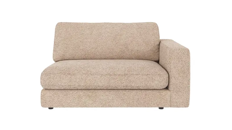 126135 b sb A Duncan 1,5 seater R light beige fabric Anna #2 (c3).