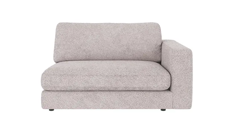 126147 b sb A Duncan 1,5 seater R light grey fabric Anna #15 (c3).