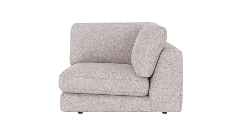 126148 b sb A Duncan 1 seater Corner light grey fabric Anna #15 (c3).