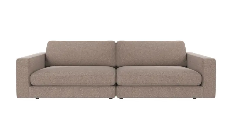 122164 b sb A Duncan sofa 3-seater beige fabric Brenda #34 (c1).