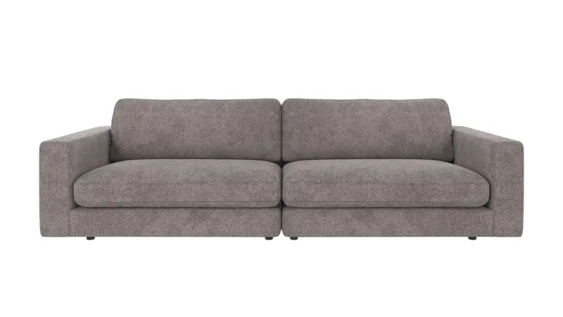 124274 b sb A Duncan sofa 3-seater grey fabric Greg #18 (c2).