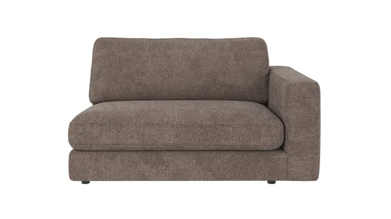 126099 b sb A Duncan 1,5 seater R dark beige fabric Greg #7 (c2).