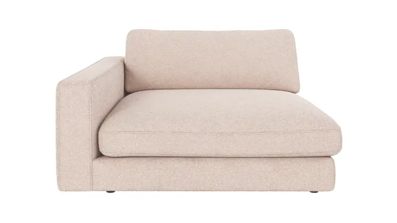 122252 b sb A Duncan 1,5 seater chaise longue L light beige fabric Max #01 (c2).