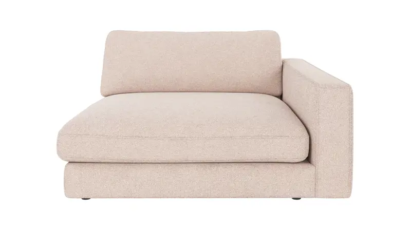 122253 b sb A Duncan 1,5 seater chaise longue R light beige fabric Max #01 (c2).