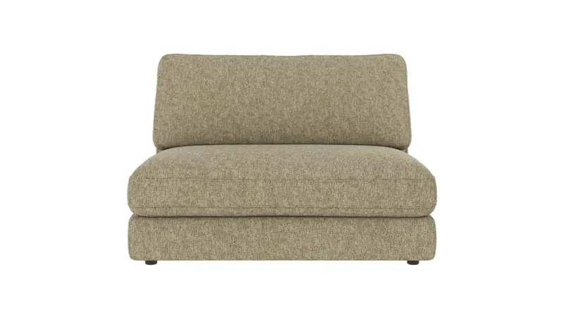 122271 b sb A Duncan 1,5 seat Middle sofa chair green fabric Max #55 (c2).