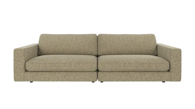 122274 b sb A Duncan sofa 3-seater green fabric Max #55 (c2).