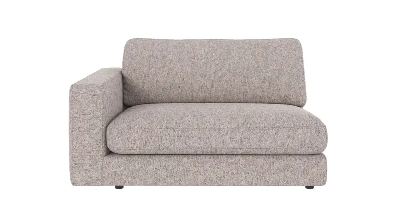 126066 b sb A Duncan 1,5 seater L grey fabric Max #180 (c2).