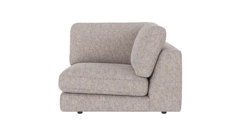 126068 b sb A Duncan 1 seater Corner grey fabric Max #180 (c2).