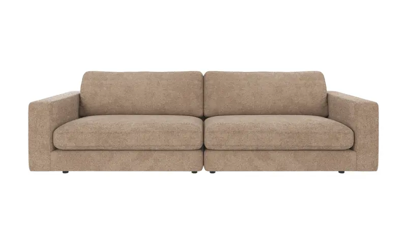 122334 b sb A Duncan sofa 3-seater grey-beige fabric Robin #109 (c3).